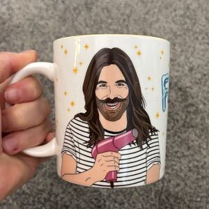 JVN from the FAB 5 Queer Eye coffee mug